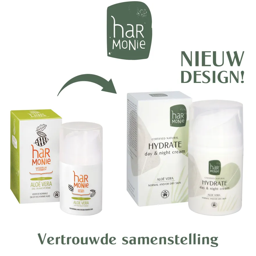 Harmonie Hydrate Dag- en Nachtcrème (50 ml)