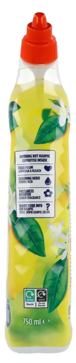 Harpic Active Fresh Citrus Toilet Cleaning Gel (750 ml)