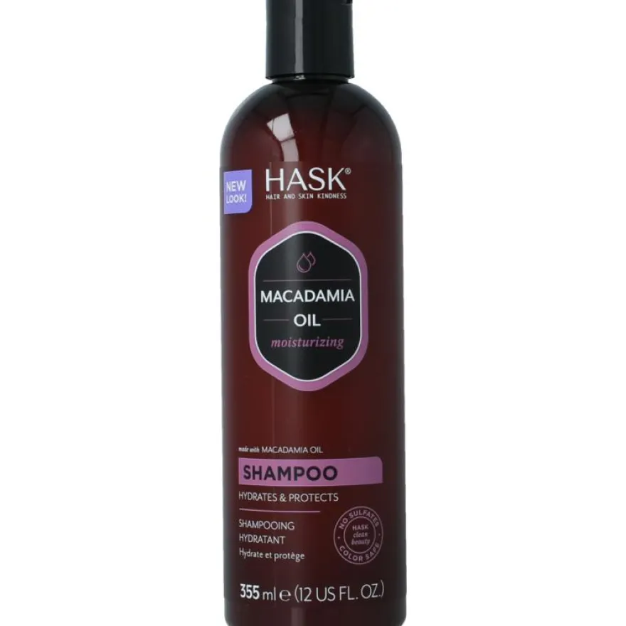 Hask Shampoo Moisturizing Macadamia Oil (355 ml)
