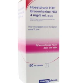 Healthypharm Hoestdrank Broomhexine HCI 4mg/5ml (150 ml)