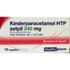 Healthypharm Paracetamol Kinderen 240mg (10 zetpillen)