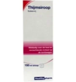 Healthypharm Thijmsiroop Suikervrij (150 ml)