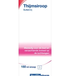 Healthypharm Thijmsiroop Suikervrij (150 ml)
