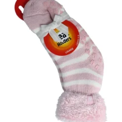 Heat Holders Ladies Lounge Socks 4-8 37-42 Pink (1 paar)