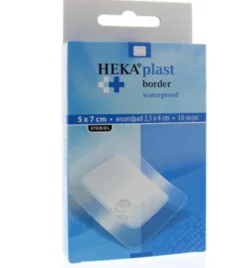 Heka Klein Eilandpleister 5 cm x 7 cm waterbestendig (10 stuks)