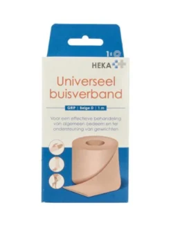 Heka Rip Compress Beige D 1Mt# (1 stuk)