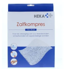 Heka Zalfkompres 7.5 x 10 cm steriel (6 stuks)