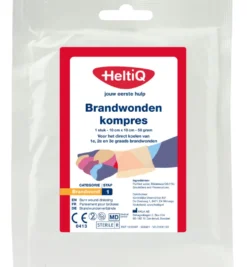 HeltiQ Brandwondenkompres (1 stuk)