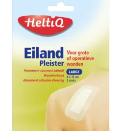 HeltiQ Eilandpleisters 8 x 15 cm (5 stuks)