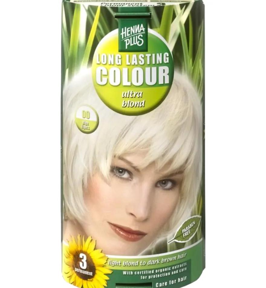 Hennaplus Long Lasting Colour 00 Blonde Coupe Soleil (140 ml)