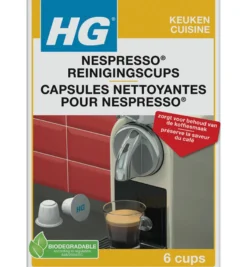 HG Nespresso Reinigingscups (6 Stuks)