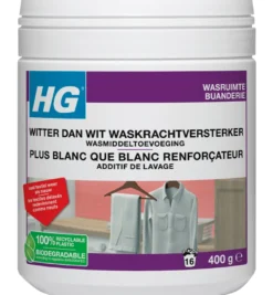 HG Witter dan Wit Waskrachtversterker – Wasmiddeltoevoeging (400 gr)