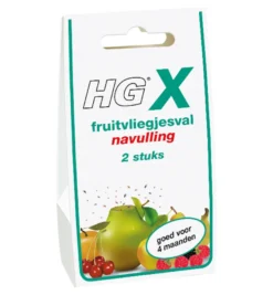 HG X Fruitvliegjesval Navul 20ml (2 x 20 ml)
