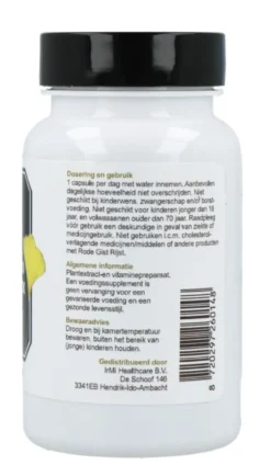 Highest Healthcare Rode Rijst Q10 & Zwarte Knoflook Capsules (60 capsules)