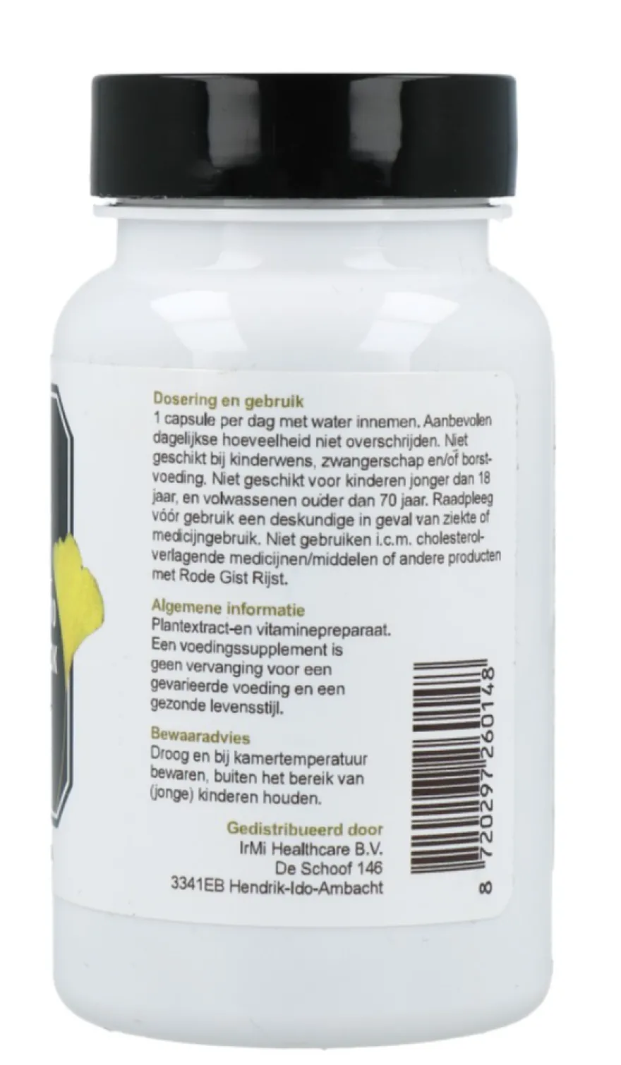 Highest Healthcare Rode Rijst Q10 & Zwarte Knoflook Capsules (60 capsules)