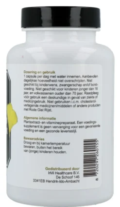 Highest Healthcare Rode Rijst Q10 & Zwarte Knoflook Capsules (180 capsules)