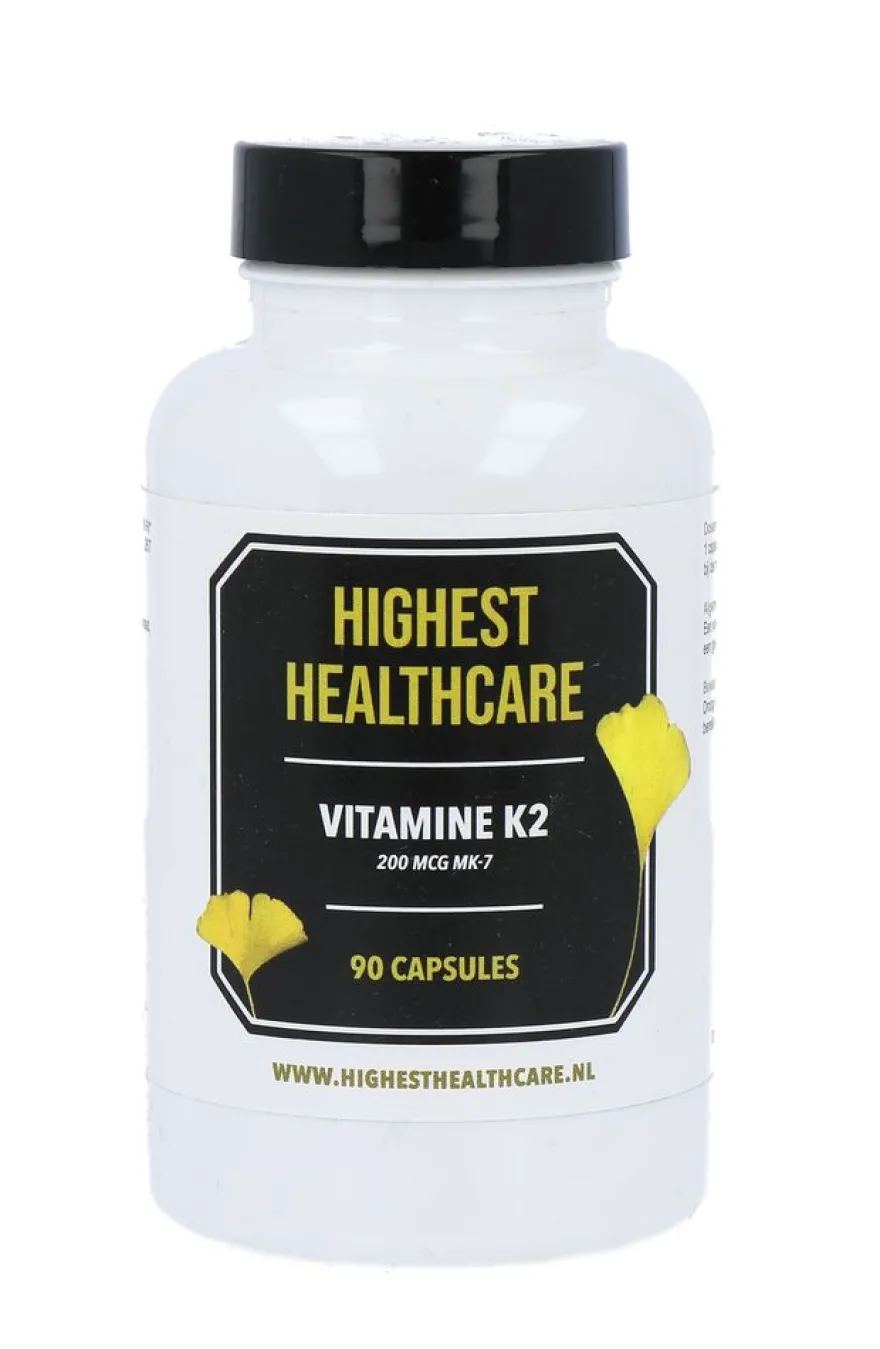 Highest Healthcare Vitamine K2 200mcg Capsules (90 capsules)