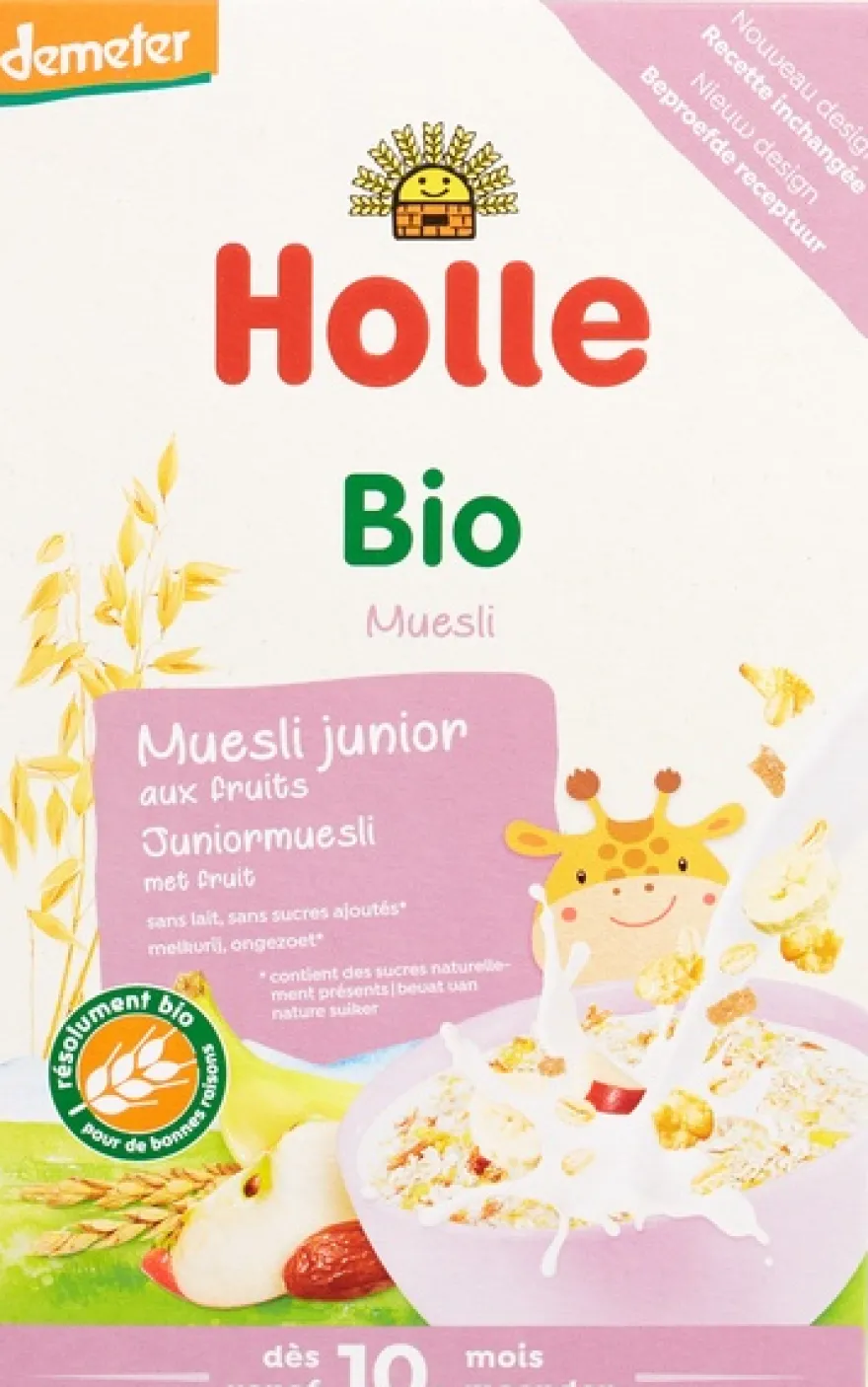 Holle Muesli Fruit 10+ Maanden (250 gr)