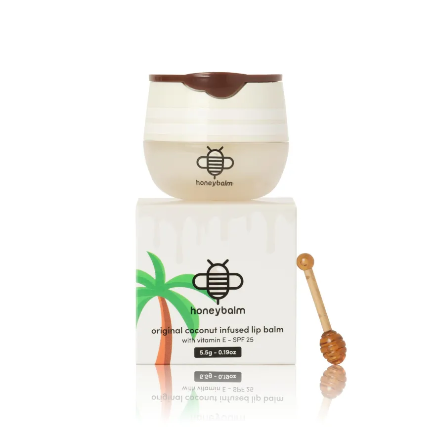 Honeybalm Lippenbalsem Coconut + SPF25 (1 stuk)