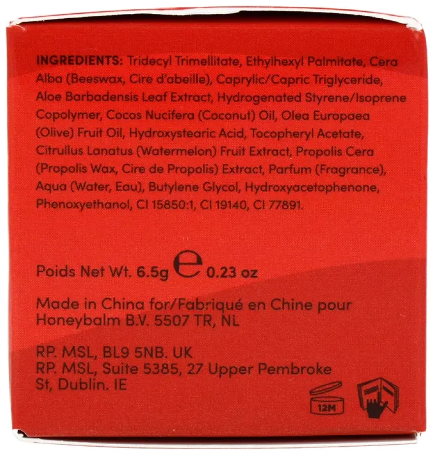 Honeybalm Watermelon Lip Balm 6,5gr (6,5 gr)