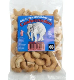 Horizon Cashewnoten geroosterd en gezout bio (100 gr)