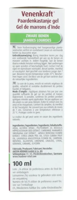 Hubner Venenkraft Gel (100 ml)