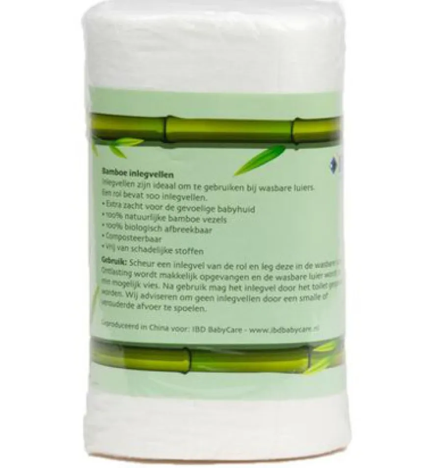 IBD Inlegvellen bamboe rol (100 stuks)