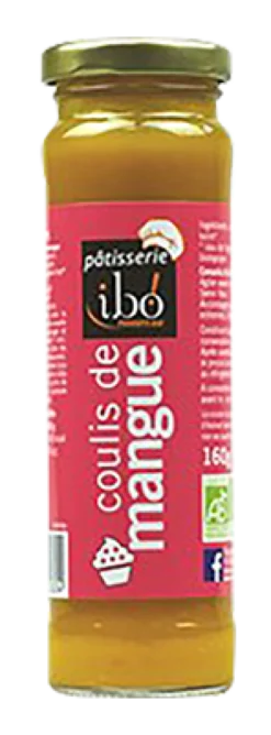 Ibo! Mango Coulis 70% Vruchten Bio (160 gr)