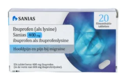 Ibuprofen (als Lysine) Sanias 400mg Tabletten (20 tabletten)