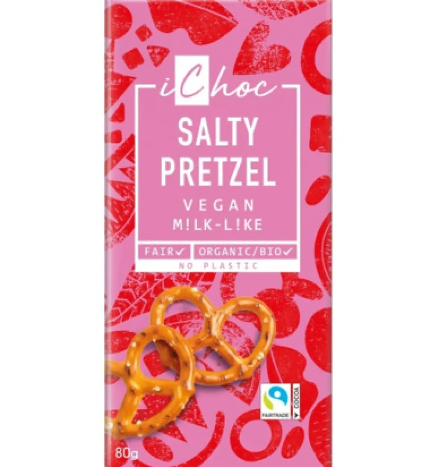 iChoc Salty pretzel bio (80 gr)