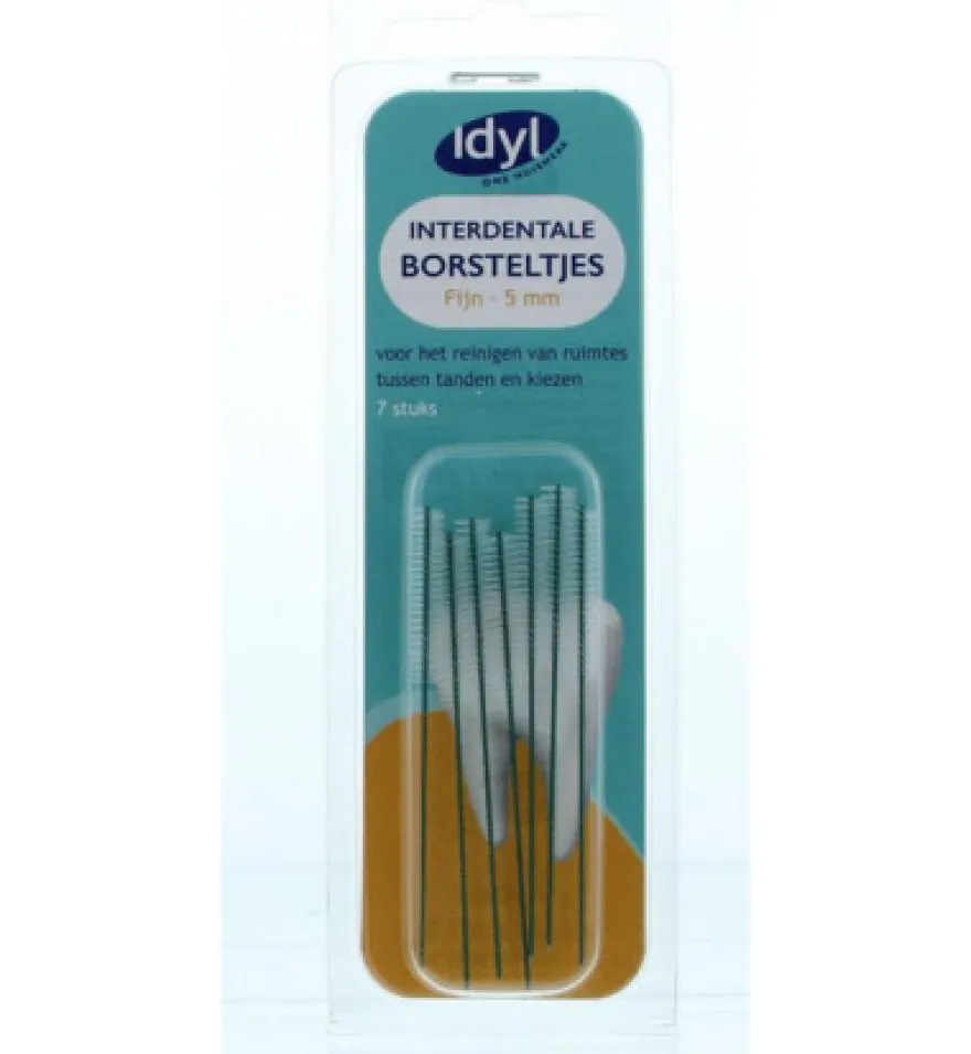 Idyl Interdentaal borstels fijn 5mm (7 stuks)