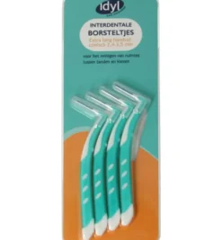 Idyl Interdentale borstel conisch extra lang XL 2.5 – 3 (4 stuks)