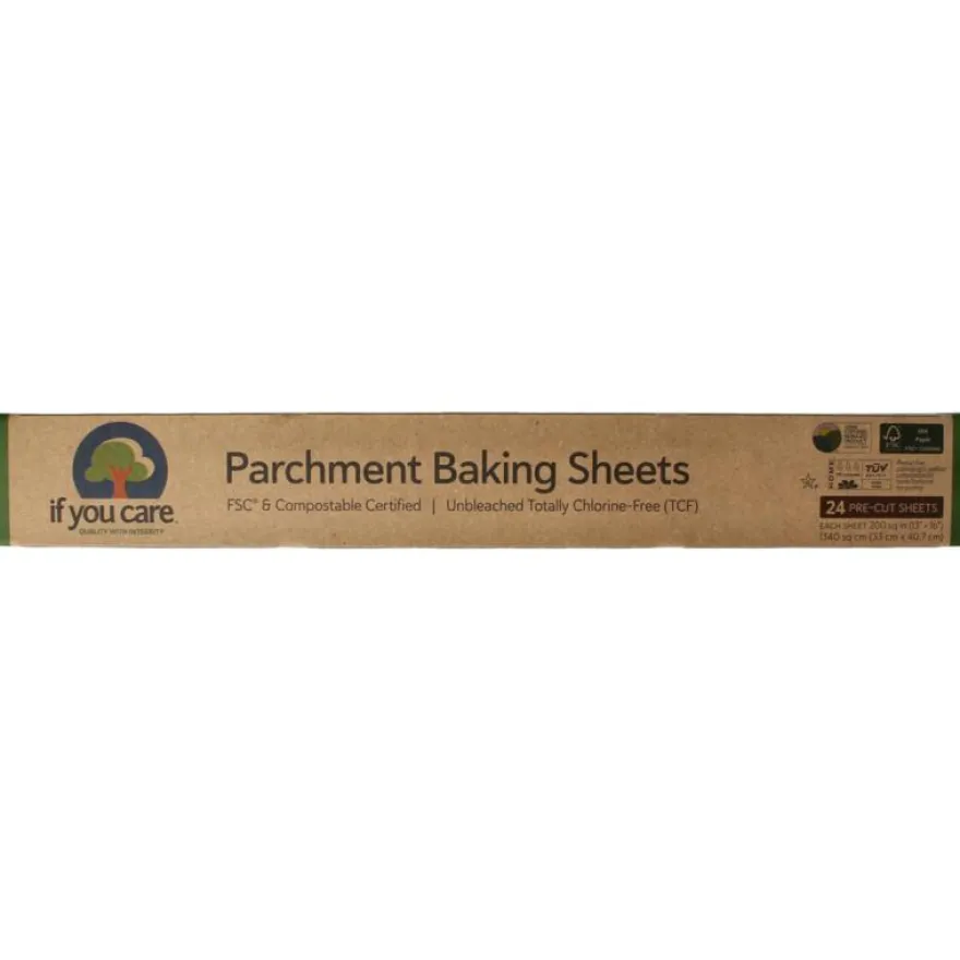 If You Care Bakpapier FSC Losse Vellen 33×40 (24 stuks)