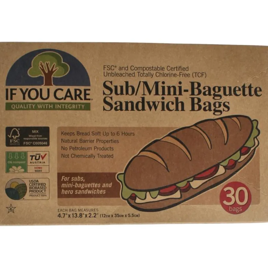 If You Care Mini Baguette & Sandwich Bags (30 stuks)