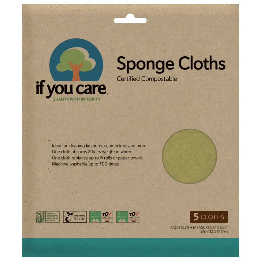 If You Care Sponsdoekjes (5 stuks)