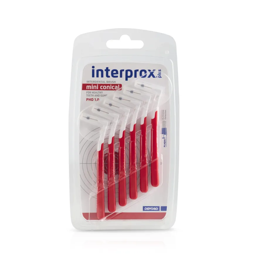 Interprox Plus ragers mini conical rood (6 stuks)