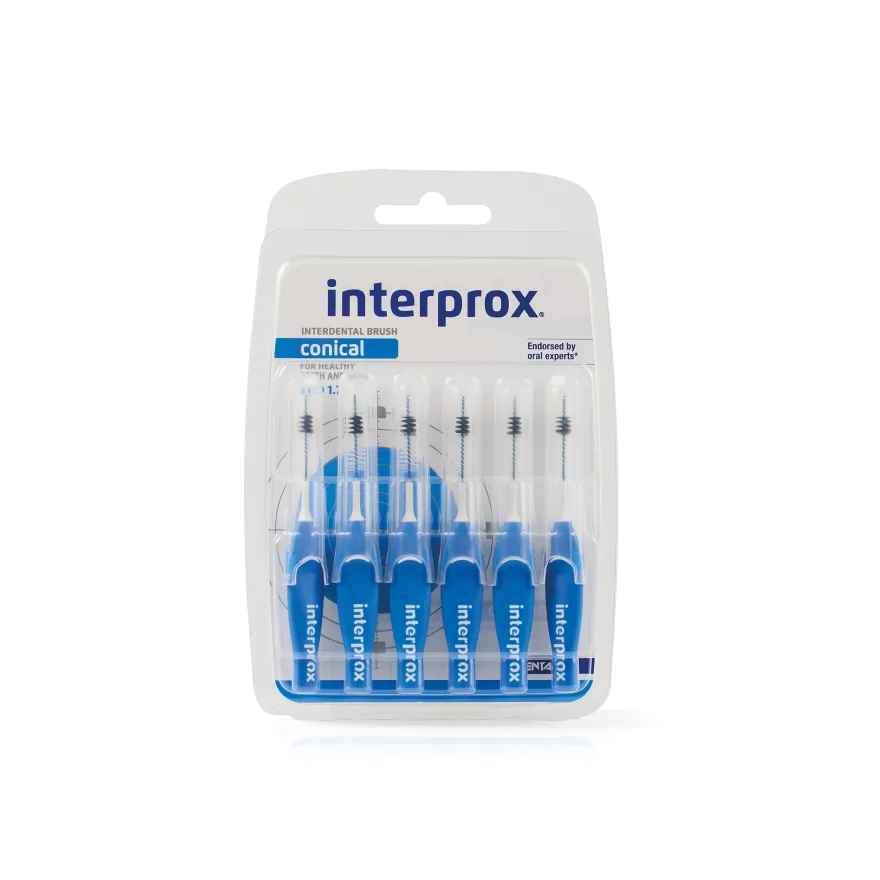 Interprox Premium conical blauw 3.5 – 6mm (6 stuks)