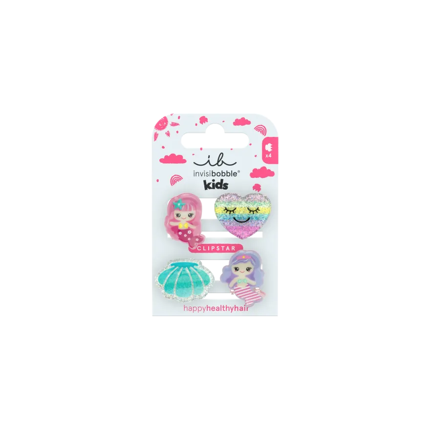 Invisibobble Clipstar Kids Mermaid Dreams (4 stuks)