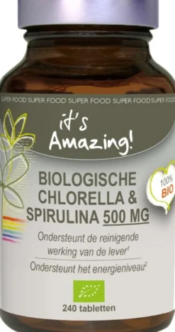 Its Amazing Chlorella & Spirulina Tabletten (240 tabletten)