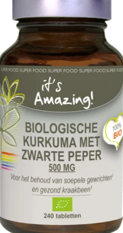Its Amazing Kurkuma Zwarte Peper Tabletten (240 tabletten)