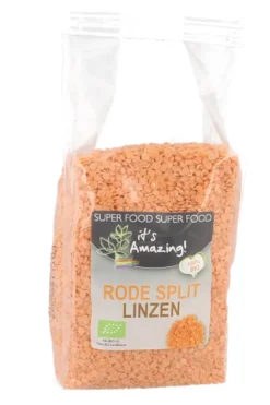 Its Amazing Rode Split Linzen (500 gr)