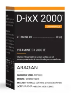 IXXPharma D-ixx 2000 Softgels (120 softgels)