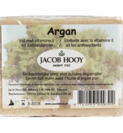 Jacob Hooy Argan Zeep Niet Vloeibaar (240 ml)