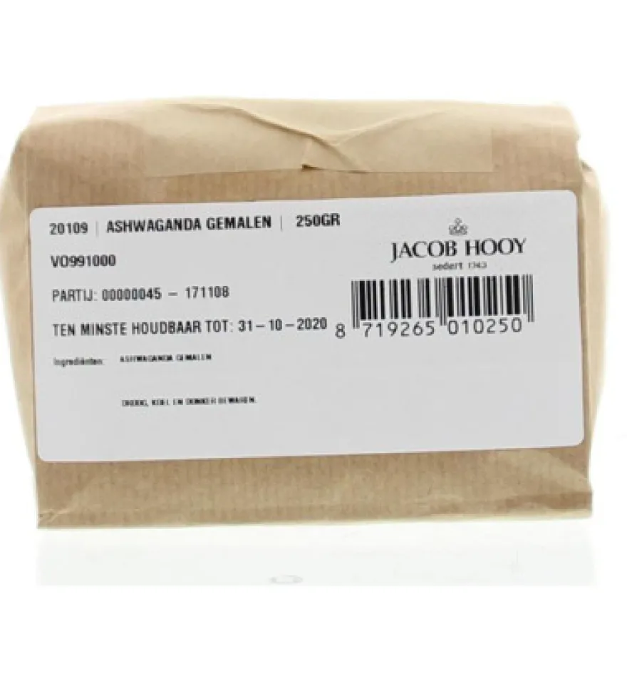 Jacob Hooy Ashwagandawortel Gemalen (250 gr)