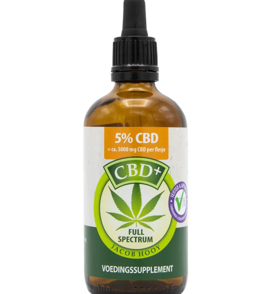 Jacob Hooy CBD Plus Olie 5% (100 ml)