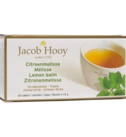 Jacob Hooy Citroenmelisse Theezakjes Gold (20 stuks)