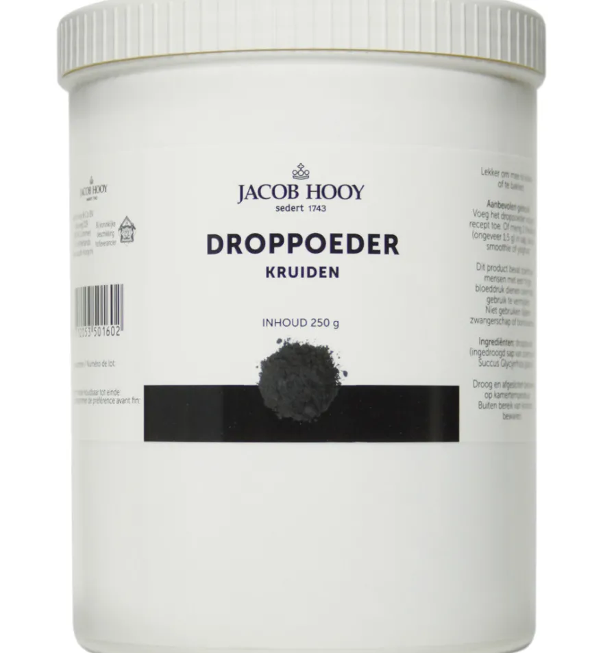 Jacob Hooy Droppoeder pot (250 gr)