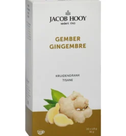 Jacob Hooy Gember Theezakjes Gold (20 stuks)