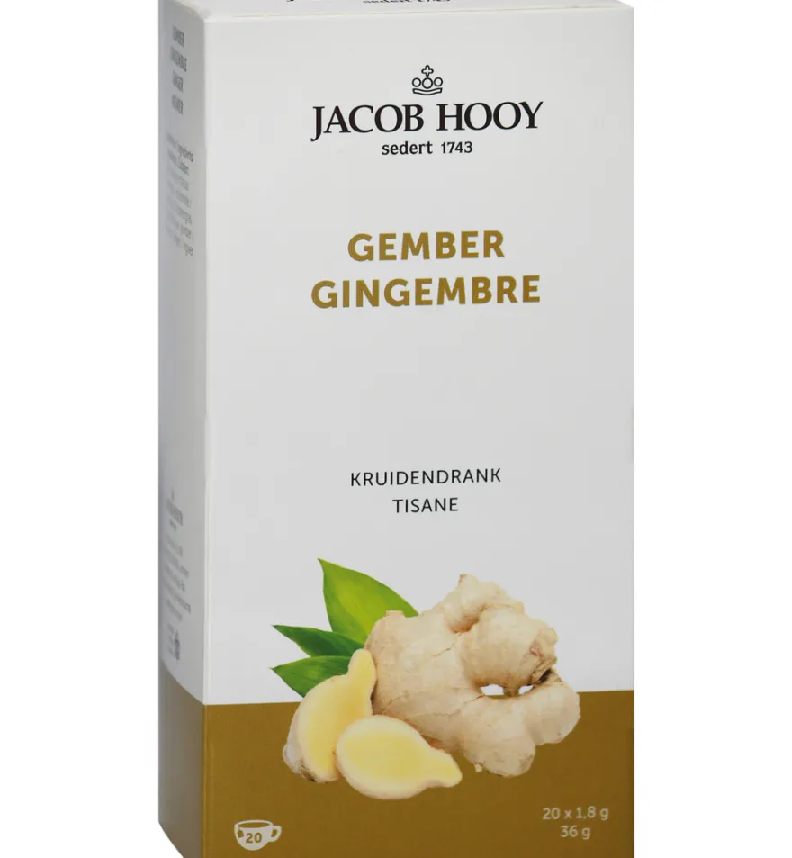 Jacob Hooy Gember Theezakjes Gold (20 stuks)