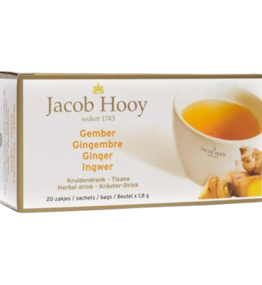 Jacob Hooy Gember Theezakjes Gold (20 stuks)